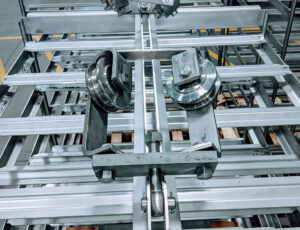 Sanitary Kunzler Trees, innovative stainless steel mobile racking wheels