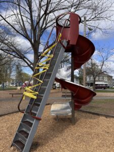 Slide out of order in Mount Wolf Park.