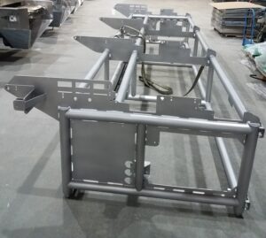 Bakery equipment frame in progress
