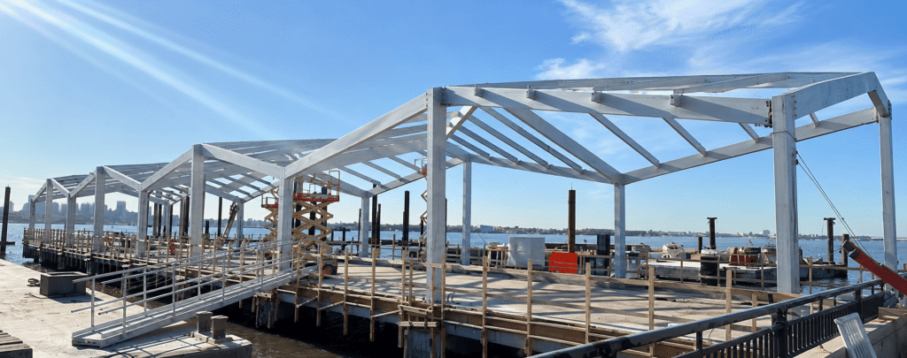 Case Study: Structural Steel Canopy Fabrication for Liberty State Park