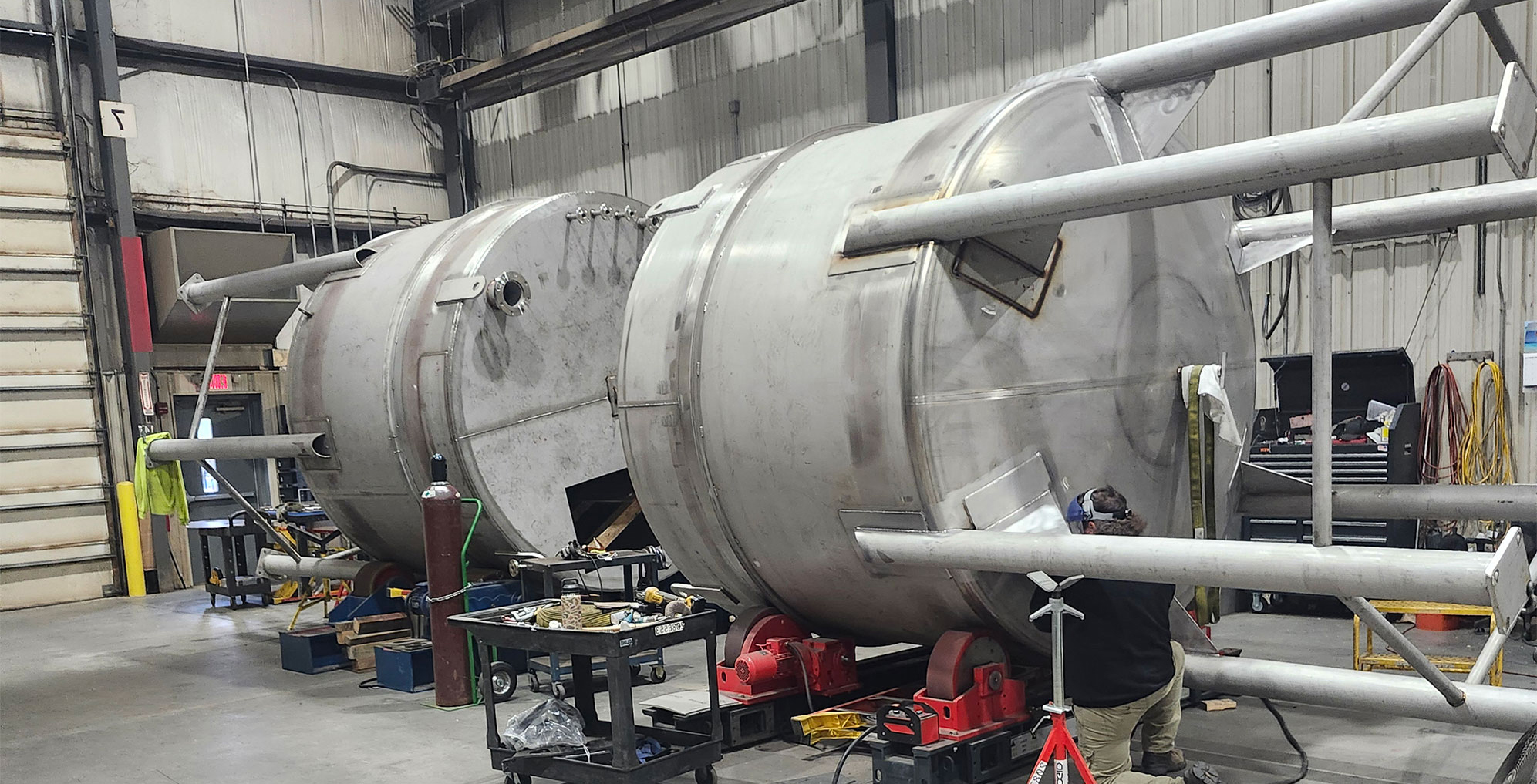 swf industrial fabrication of stainless steel tanks